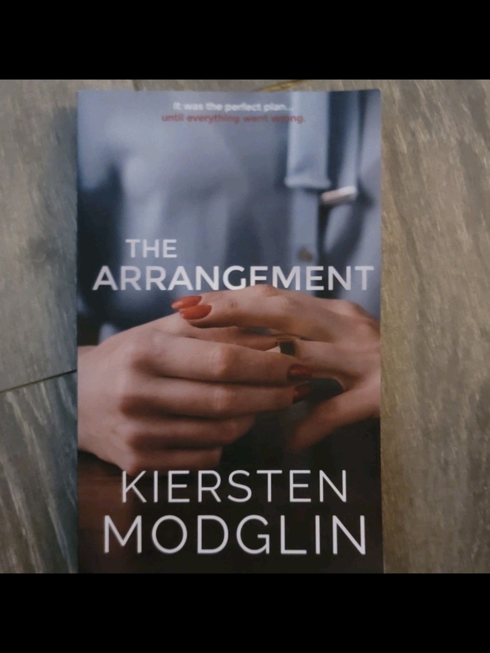 "The Arrangement" Paperback Book - Blue Cover